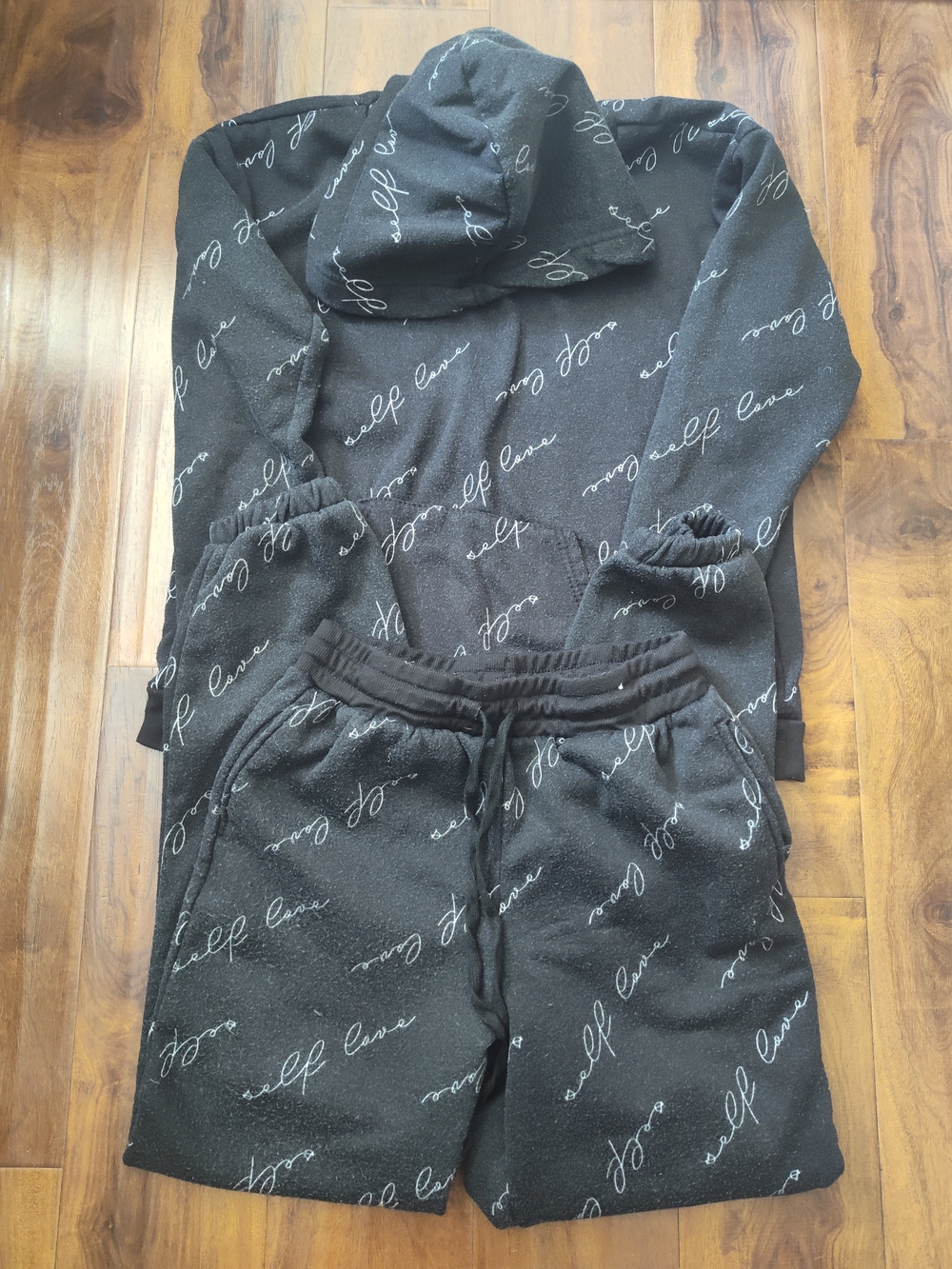 Women’s Black 'Self Care' Jogger Shorts - Casual Track Shorts